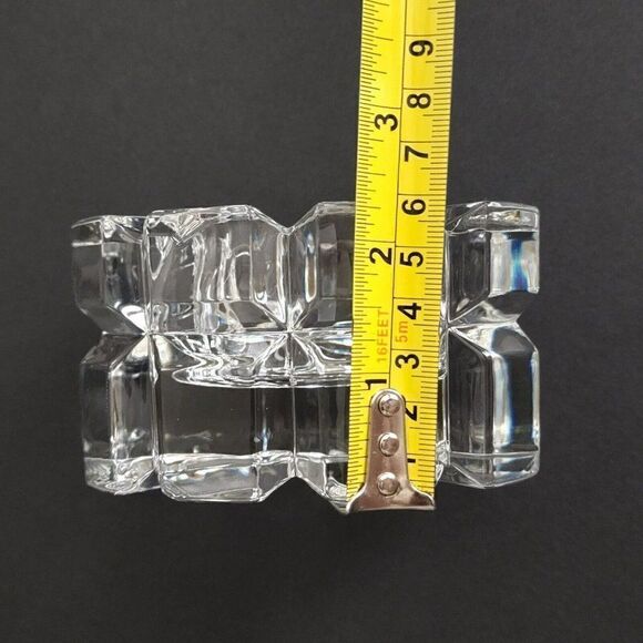 VINTAGE Crystal Mikasa Reflections Votive Candle Holder Germany - Picture 3 of 9